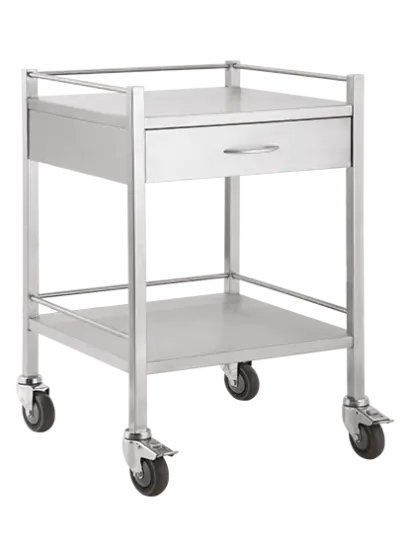 MEDICART 32, zdravotnický vozík, 600x490x900 mm, nerez